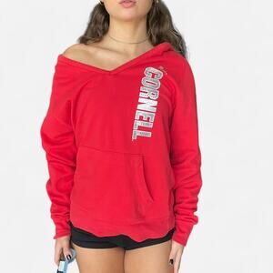 Y2k red cornell hoodie
